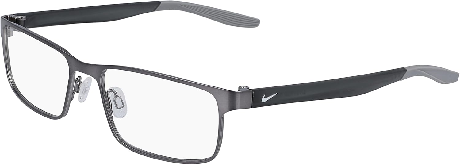 Nike Eyeglasses 8131 073 Brushed Gunmetal/Wolf Grey 53-17