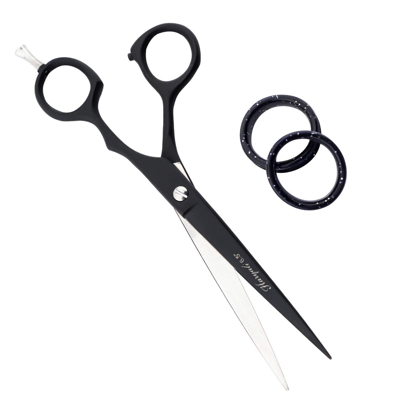 Haryali London Men's Black 6.5" Professional Hairdressing Barber Scissors Grooming Hair Cutting Salon Shears For And Wo