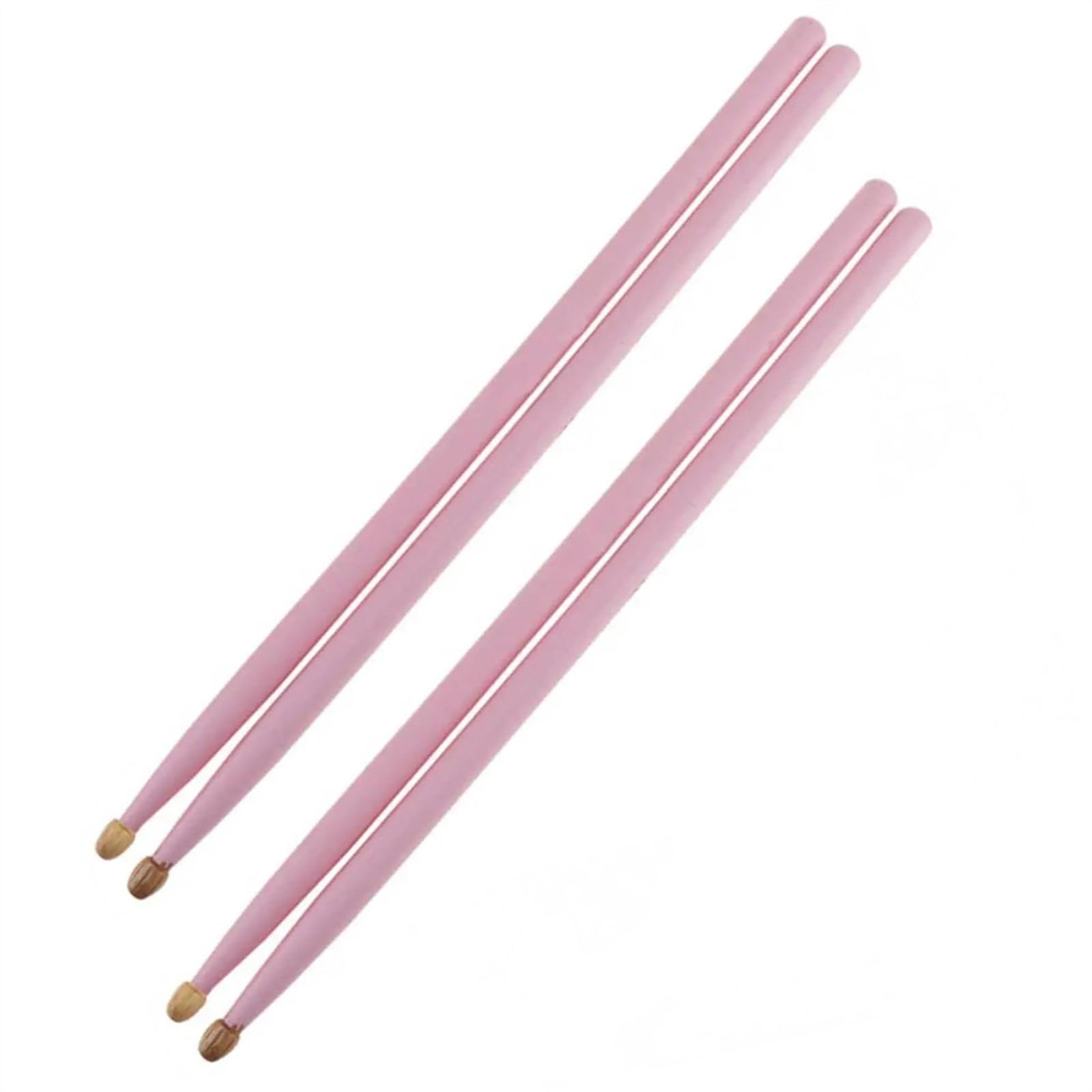 Baquetas para Principiantes 2 Pares De Baquetas De Madera De Arce Coloridas 5A, Baquetas Con Punta De Madera Para Juego De Batería (Color : Pink)