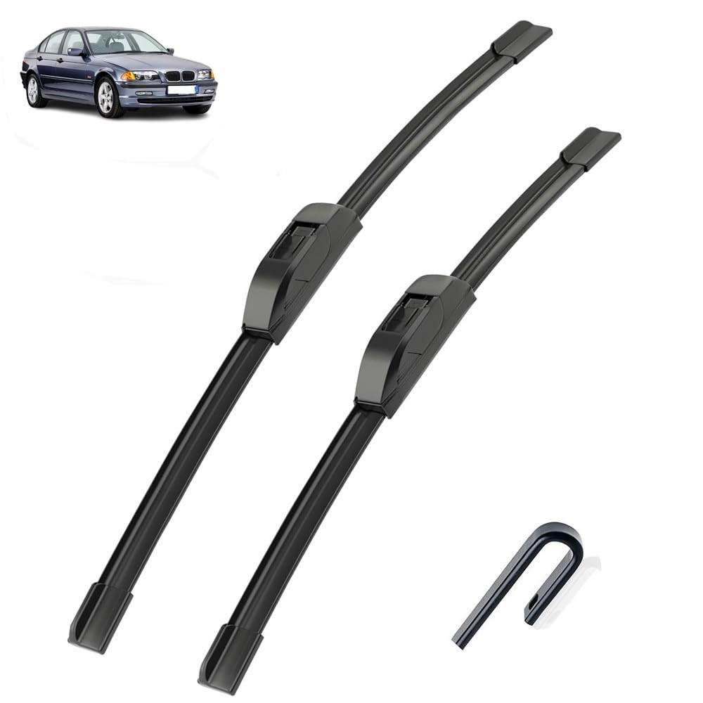 Zestaw wycieraczek przednich do BMW serii 3 M3 E46 1998-2006 powlekane pióro wycieraczki 22"+20"(Left hand drive)