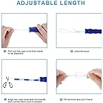 2 Pack Jump Rope for Fitness Exercise Equipment, Tangle-Free Rope Skipping with Soft Beaded Segment, Premium Adjustable Jumping Rope for kids, women, men - Image 4