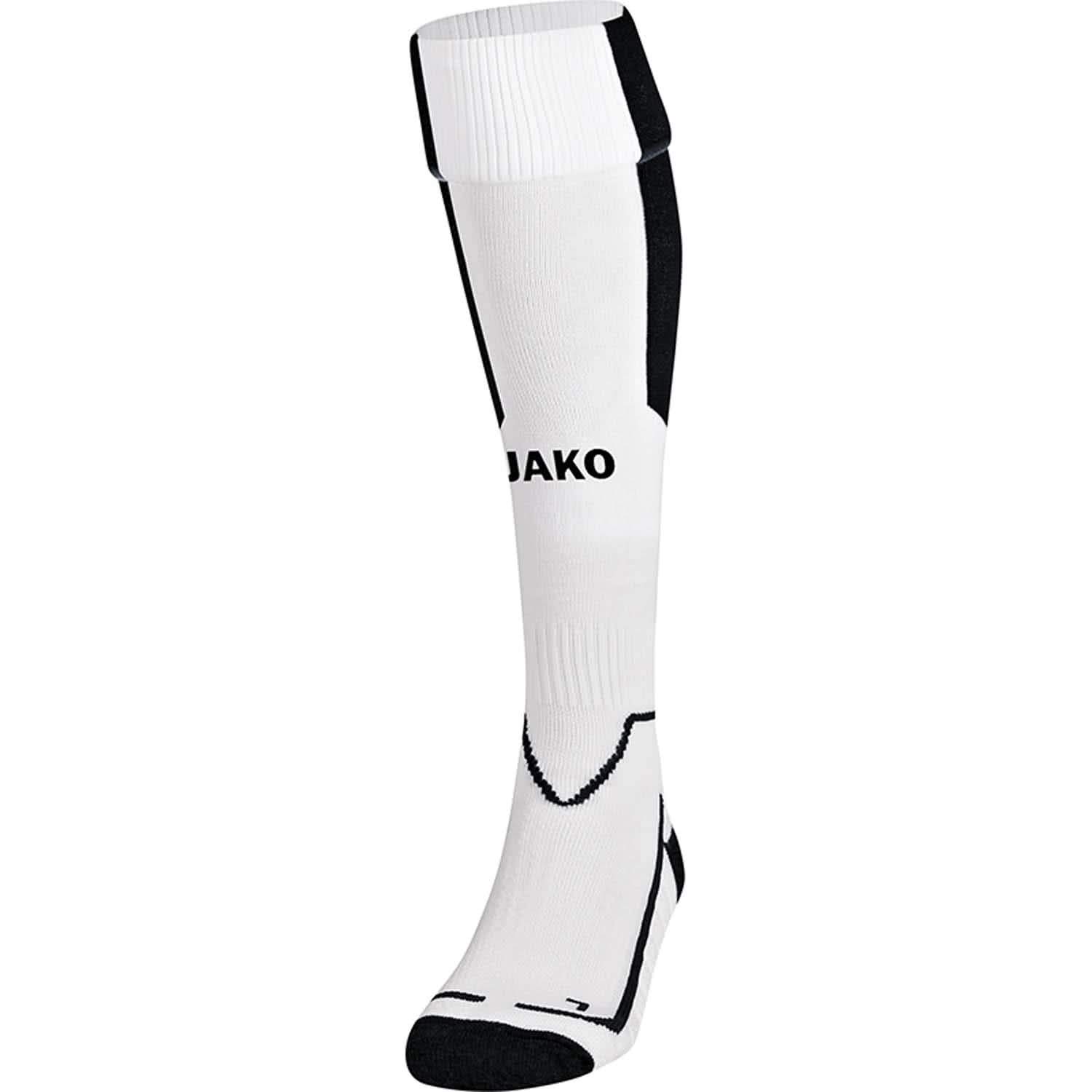 JAKO Lazio Socks Unisex Socks - White Black, 2 (31-34)