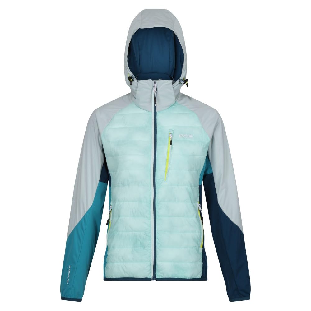 Regatta Women's Andreson Jacket Pro Hybrid Hooded Coat Lightweight Full Zip
