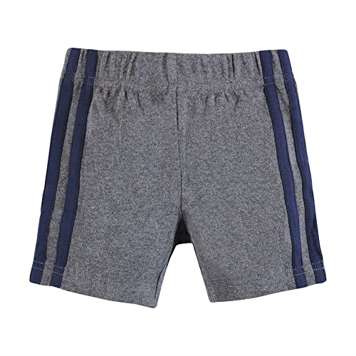 Hudson Baby Unisex Baby And Toddler Shorts Bottoms 4-Pack, Heather Gray Black, 12-18 Months #TOP3