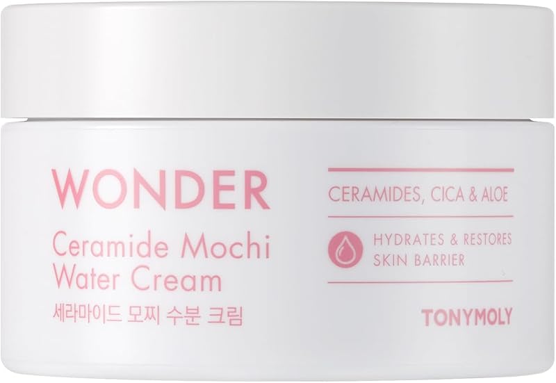 TONYMOLY Wonder Ceramide Mochi Body Cream, Moisturizing Body & Face Cream, Korean Face Moisturizer, Hydrating & Skin Repairing, for All Skin Types
