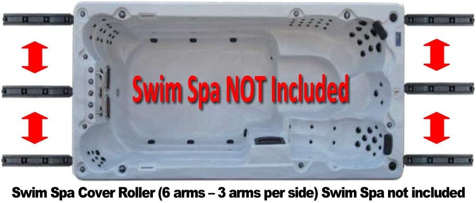 Cover Roller (Swim Spa - 6 arms) Simple and Easy Install