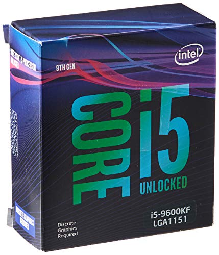 Intel Core i5-9600KF procesador de 9MB cache que elimina la lentitud al renderizar 2
