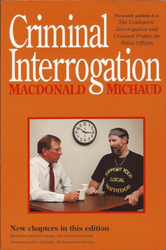 Criminal Interrogations Es for Police Officers 096182302X Book Cover