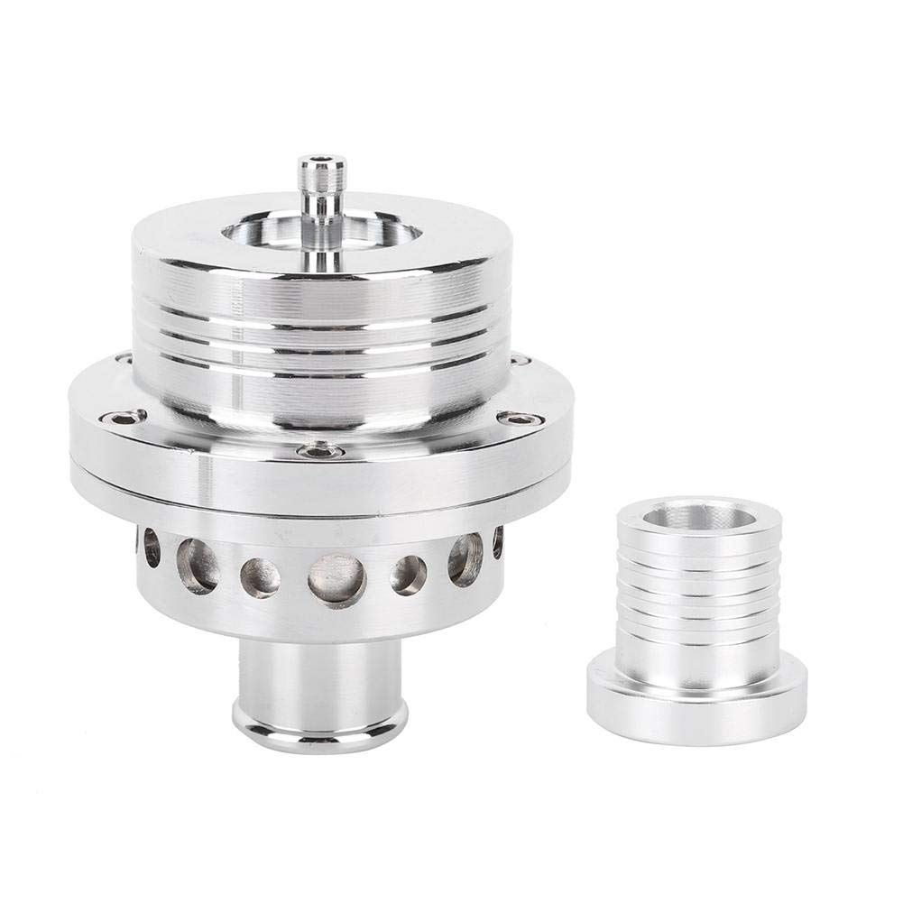 Qiilu Valvola di Soffiaggio Turbo BOV Sound Simulator Kit per A4/B5 Argento