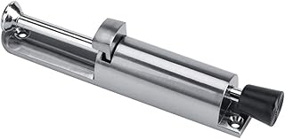 dingchi Kickdown Door Stops, Stainless Steel Easy Step Door Stopper, Spring Loaded Telescopic Step On/Off Door Stopper Rubber, Adjustable Heavy Duty Door Locks Holder Stop/Release by Foot