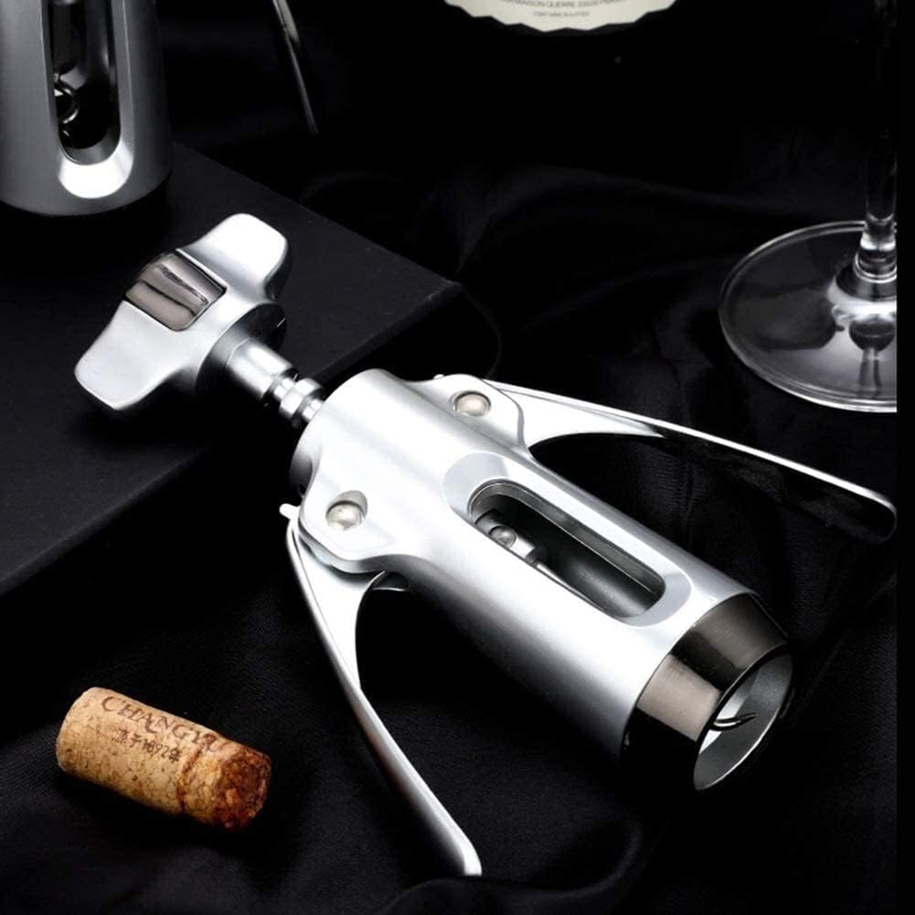 Multifunctional Corkscrew,Handheld Corkscrew,Wing Corkscrew Wine Opener Zinc Alloy Red Wine Bottle Opener Corkscrew Cork Extractor Remover