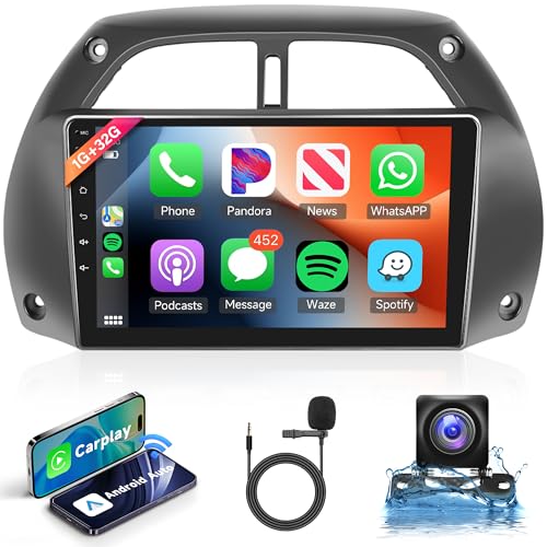 1G+32G Android Autoradio 2 Din für Toyota RAV4 2001-2006 mit Wireless Apple