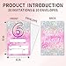 6Th Birthday Invitation Cards, Holographic Balloons Double-Sided Fill In Style Birthday Invites With Envelopes, Glitter Pink 6 Years Old Invitations For Girls, Teen, Party Favor & Supplies - A07