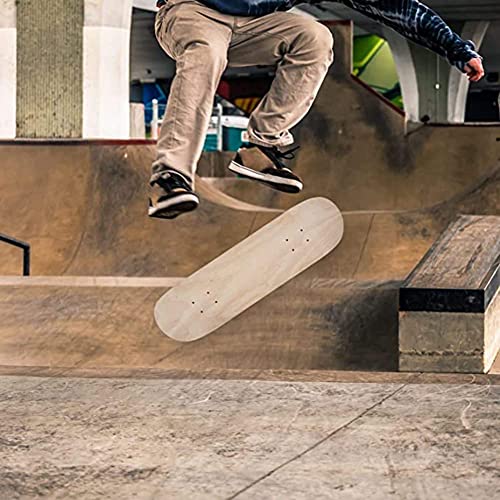 bimiti 2 Stück DIY Blank Skateboard Deck, 7-lagigem Ahorn-Deck konkaves Skateboard, für Kinder,Erwachsene, Mädchen, Jungen, Anfänger und Profis