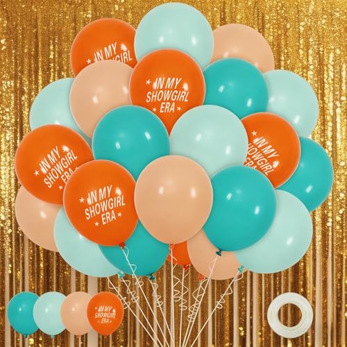 Ballons Showgirl JarThenaAMCS lot de 60 decoration de fete rose bleu orange 30cm