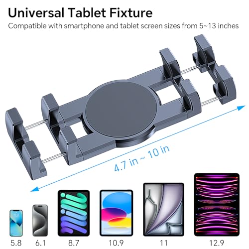 Image of Tablet Holder for Car iPad Holder for Car【Windshield+Dash】Suction Cup ipad Mount for Truck Stand【360 】Tablet Car Mount soporte de telefono para carro for All 4.7 inch-12.9 inch Apple iPad Samsung Galaxy Tab