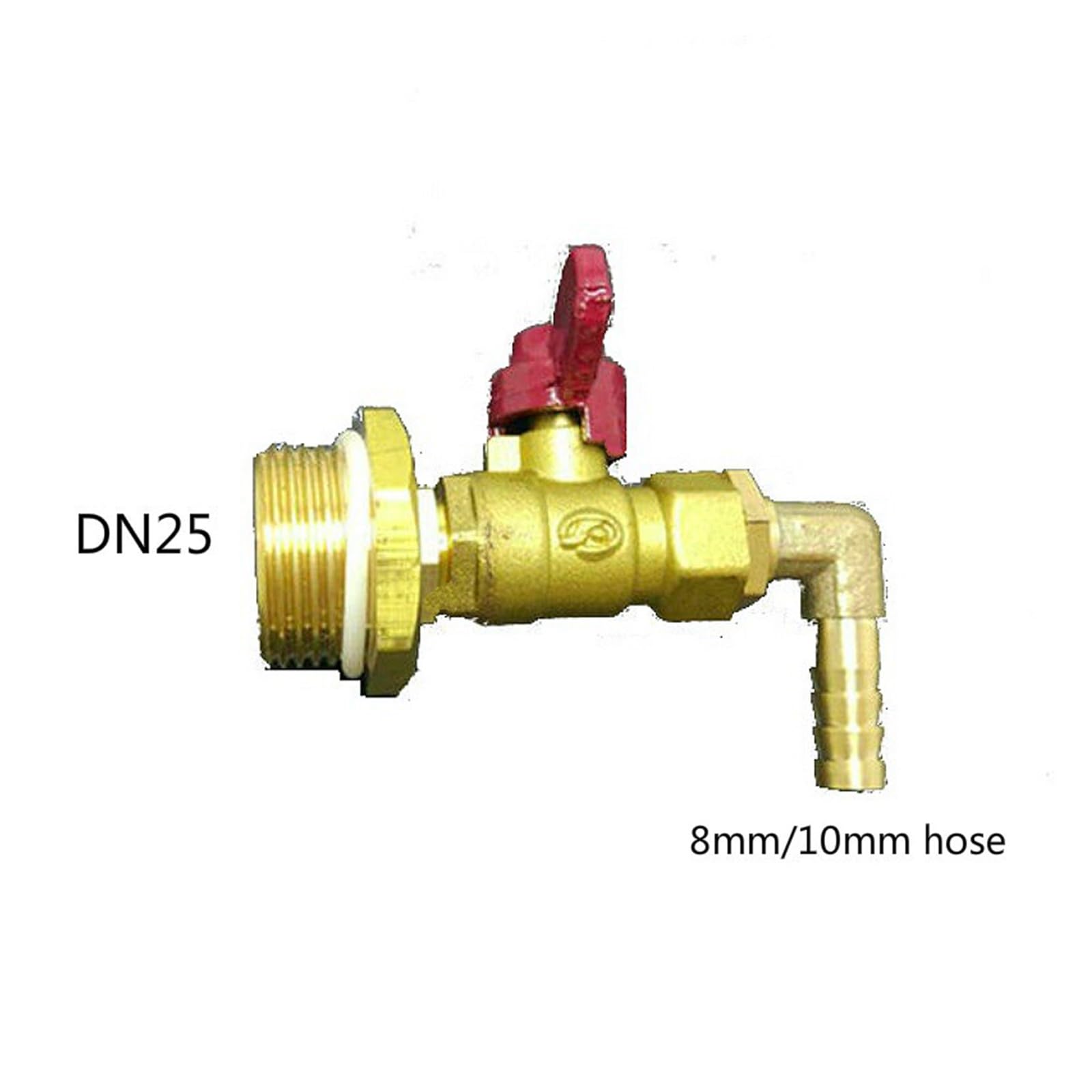 SSIMOO Radiatore in rame Scarico manuale delle acque reflue Valvola di sfiato aria di scarico DN15 / DN20 / DN25 Accessori for separatore d'acqua for sistema di riscaldamento a pavimento kindly (Colo