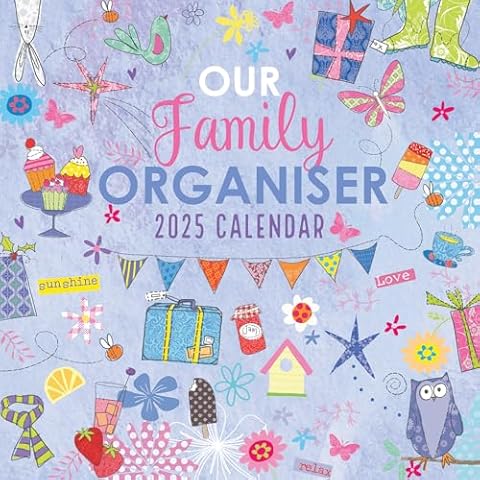 2025 Family Organiser Wall Planner Cover