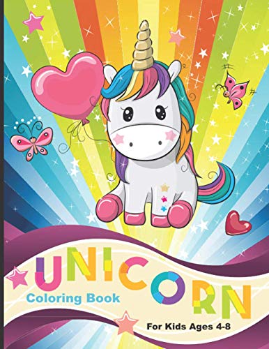 ๊Unicorn Coloring Book For Kids Ages 4-8: New Best Coloring Book For kids extremely love unicorn Size 8.5 x 11 Good Gift for kids image 3