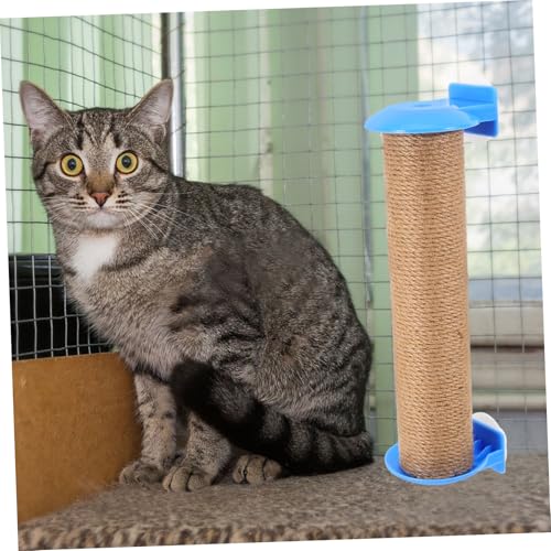 Rascador para gatos POPETPOP de cuerda de yute vertical miniatura 6
