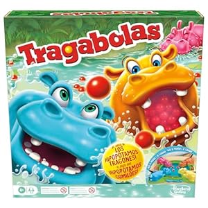 Hasbro Gaming Juego de Mesa Tragabolas Comilón de 2 a 4 Jugadores – Versión Español-Portuguesa Juguete Infantil para Jugar con Familia y Amigos, Niños y Niñas de 4 Años o Más
