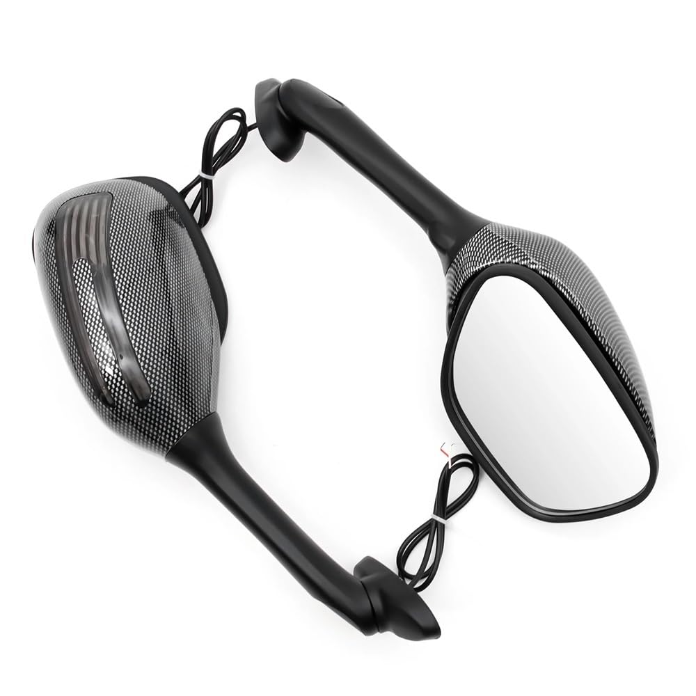 Espejos Retrovisores Moto Homologados Espejos Retrovisores Laterales Para Suzuki GSXR 600 750 2006-2015 GSXR 1000 2005-2015 K5 K6 K7 K8 K9 2010 2011(Black)