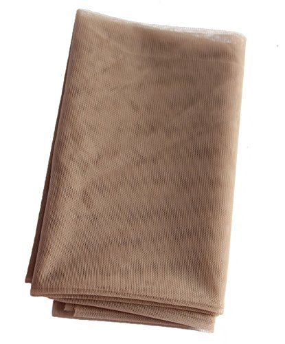 Ms FendaHair 1 Yard Light Brown Color French Lace Material for Making Wigs Wig Caps and Closures(Light Brown)