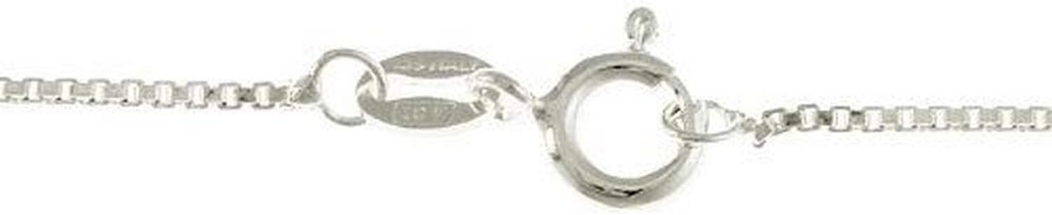 Jewelry Trends Sterling Silver 0.8mm X 18 Inches Italian Box Chain Necklace