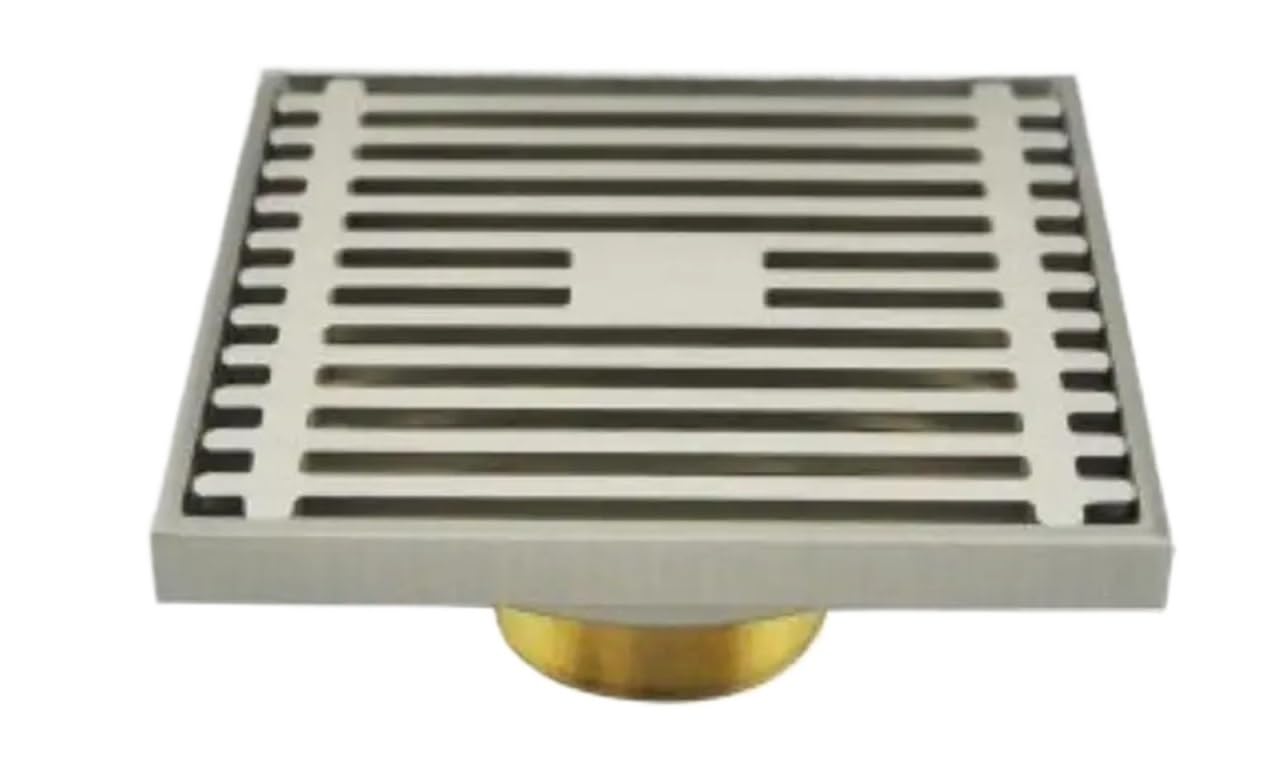 Stainless Steel Drainage Grate, Drain Cover Square Floor Waste Grates Bathroom Shower Drain(Color 2)