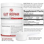 Silver Fern Gut Repair - Digestive Health Supplement Powder - L-Glutamine, Curcumin, Zinc & Ascorbic Acid (2 Tubs - 60 Servings) - Image 2