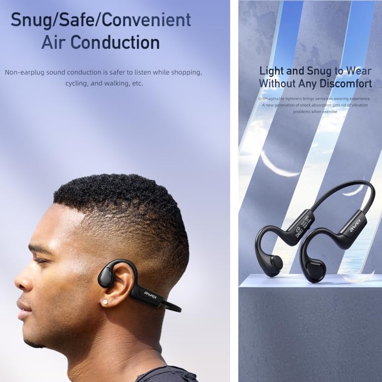 Snug, Safe, Convenient Air Conduction and Lightweight Design