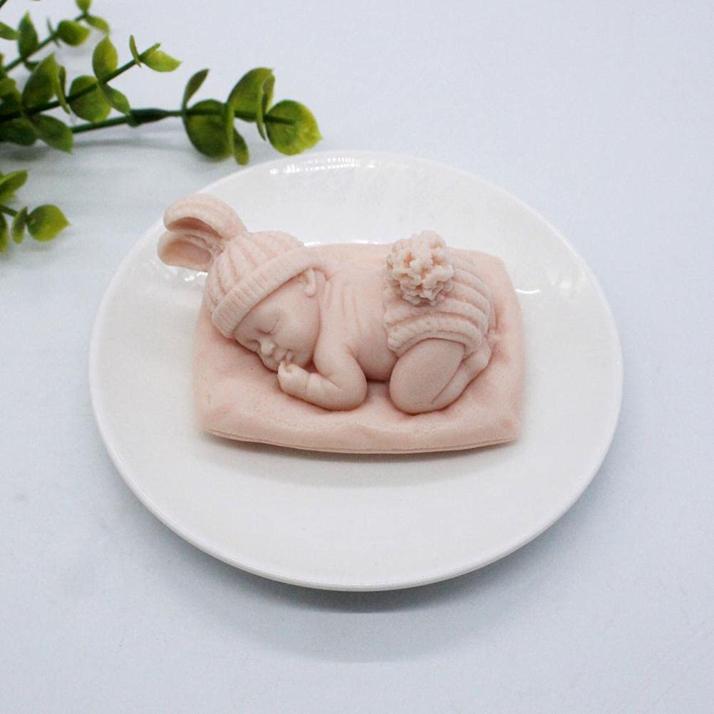 3D Rosa Angelo Bambino Ragazzo Torta Stampo in Silicone,Fatto