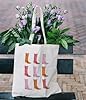 Zeghk 036GA-TTBA-cowgirl Canvas Tote Bag #1