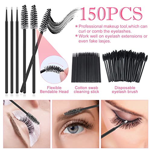 215-Pcs-Eyelash-Extension-Supplies-Kit-Modacraft-Lash-Kit-For-Eyelash-Extensions-Beginners-USB-Air-Blower-2-Lash-Tweezer-100-Mascara-Brush-50-Micro-Applicator-50-Ring-Cup-Holder-2-Tape-10-Eye-Gel-Pad