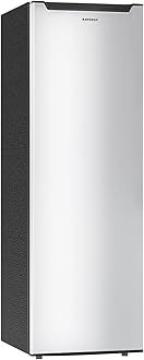BANGSON Upright Freezer,7.0 Cu.ft Stand Up Freezer,Convertible Upright Freezer/Refrigerator,Single Door for Kitchen,Office,Apartment,Silver