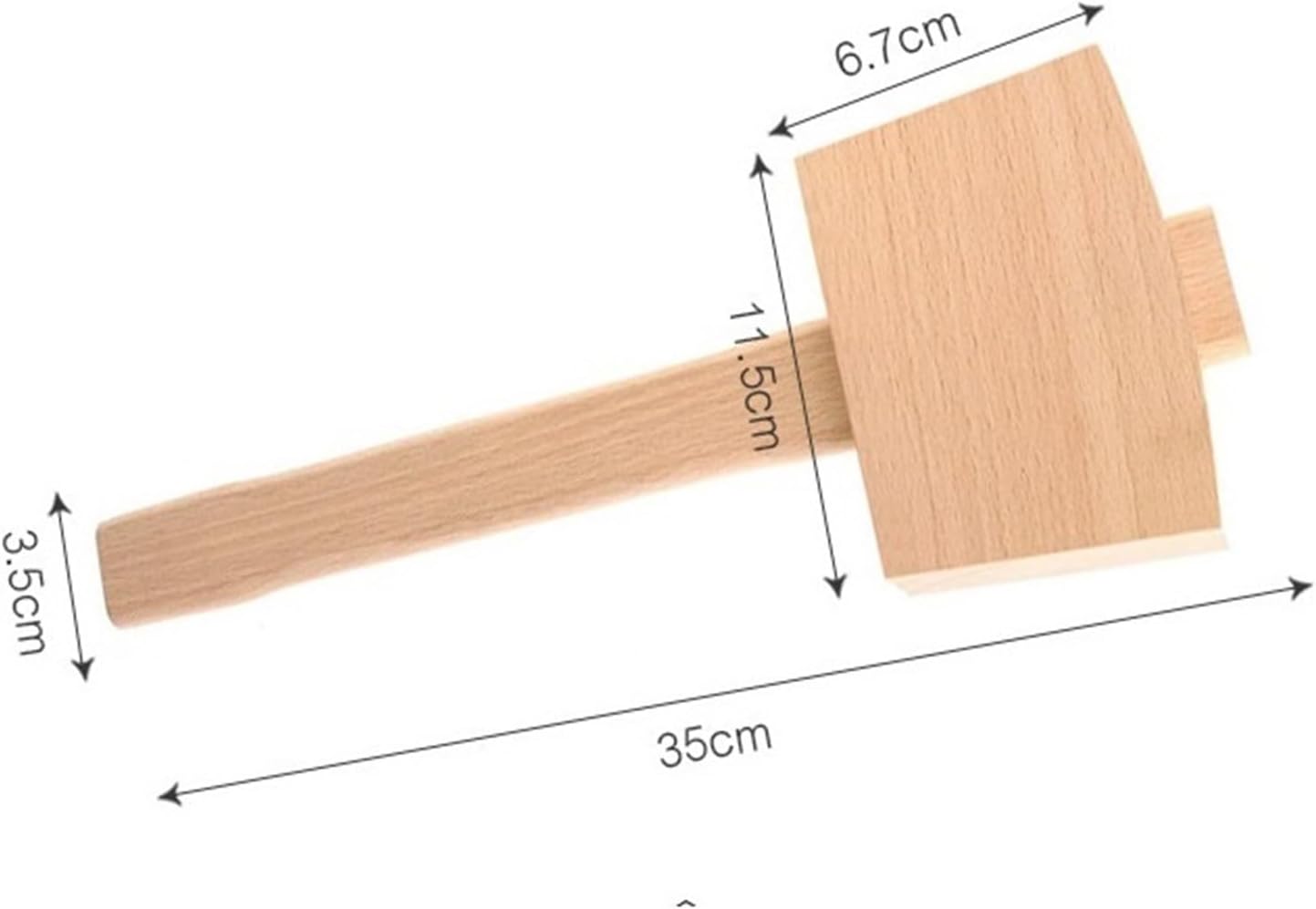 INLIMA Hammer Quality Solid Beech Hammer Carving Mallet Beat Hand Tools For