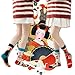 Imagen de NxnChc Calcetines Divertidos Unisex para Mujer y Hombre con Diseños Asimétricos en Par