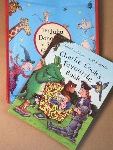 Image of Julia Donaldson 10 Book Box Set - Includes The Gruffalo, Room on the Broom, The Snail and the Whale, The Gruffalo's Child, The Paper Dolls, Tyrannosaurus Drip, Cave Baby, Monkey Puzzle, What the Ladybird Heard, and The Troll