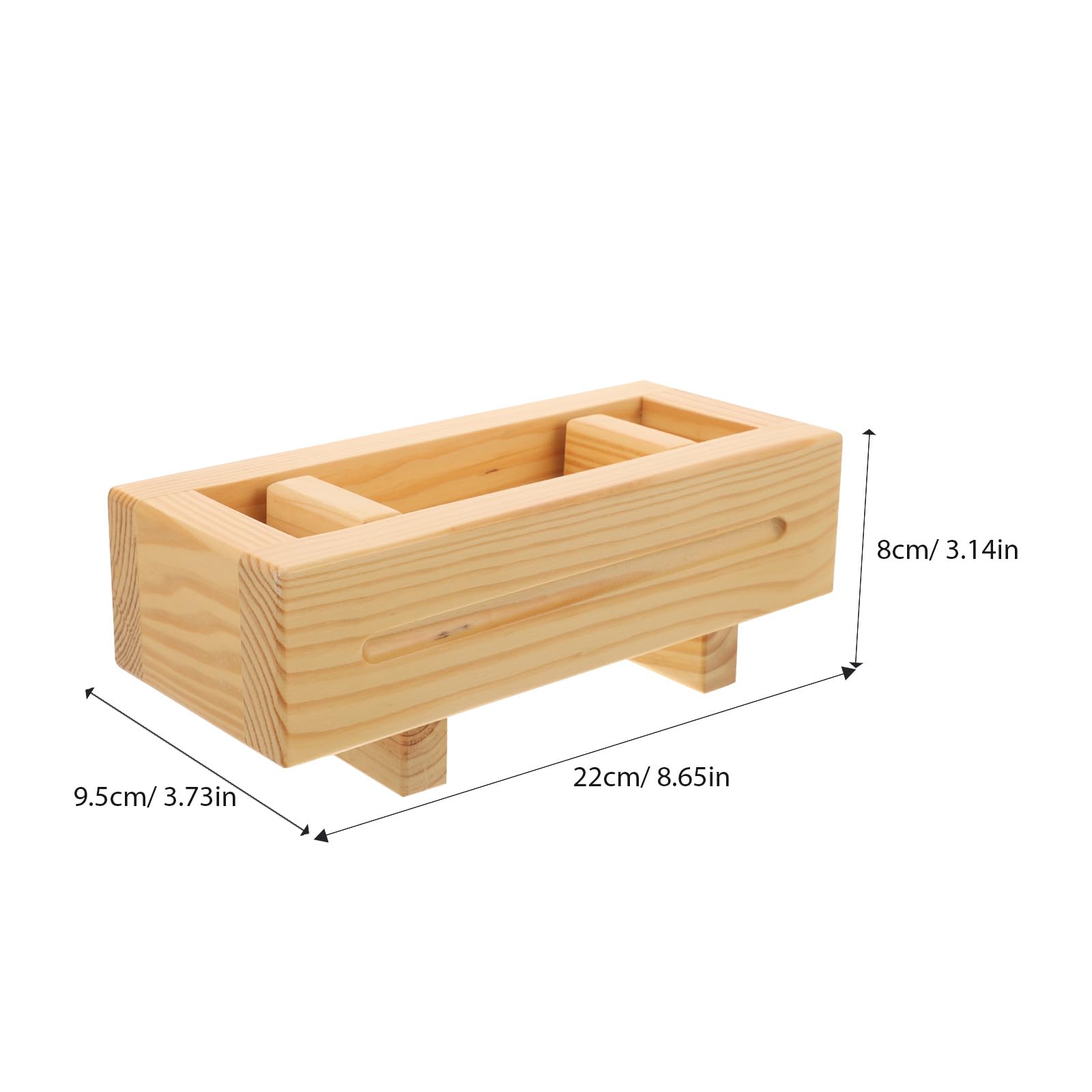 Didiseaon Molde de Madera para Hacer Sushi Diy, Prensa para Bolas de Arroz, Herramienta Práctica para Cocina en Casa, Restaurante y Hotel, Molde Claro para Rollos de Sushi, Suministros