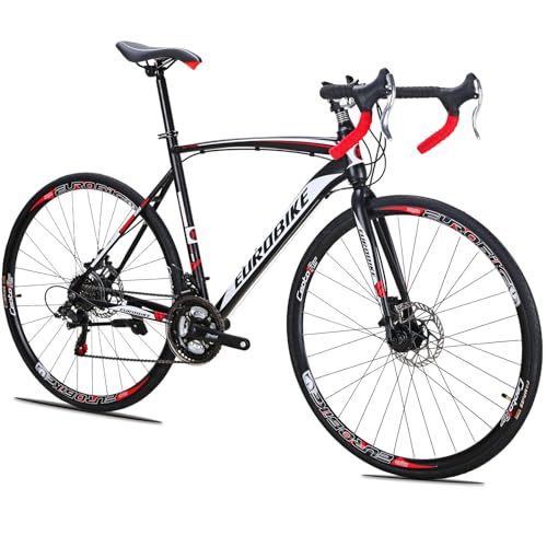 URBICIKA Road Bike, 54cm Frame, 700C Wheels, 21 Speed, Disc Brake, Men's/Women's Bicycle
