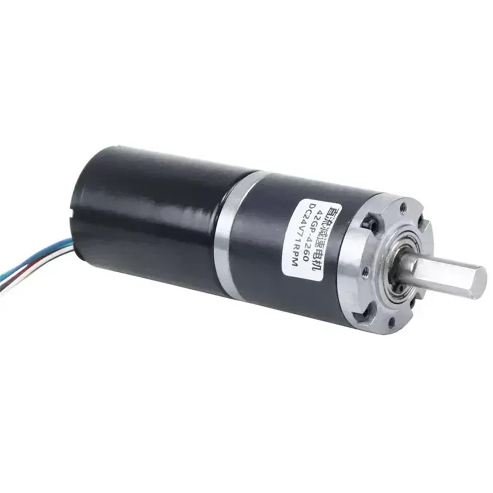1 x 12 V 24 V 42 mm 4260 155 kg Planetengetriebe DC Reduktionsmotor großes Drehmoment niedrige Geschwindigkeit 7-1351 U/min (36 U/min, 24 V)