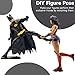 EBCO 50Pcs Mix Plastic Black Stand Bases 32mm for Most 6 inch Action Figure Such as Marvel Legends /DC/ Gi Joe/ Motu Toy