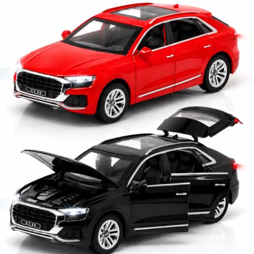 Image of Magicwand 1:32 Scale Die-Cast Metal Q8 Beast Car【Colors as Per Stock】 with Openable Doors,Lights,Music and Pull Back Action【Pack of 1】