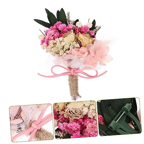 Mini ramo de flores secas para boda decorativo miniatura 5