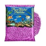 Pure Water Pebbles Purple Passion Aquarium Gravel - 2 lbs - Non-Toxic, Colorfast, Vibrant Substrate for Aquariums, Terrariums, Ponds & Crafts
