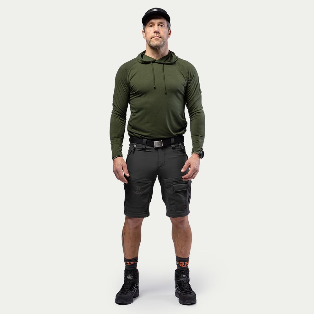 Beyond Nordic BN002-V2 Herren Pro Zip Off Pants, Langlebige Outdoor-Hosen mit Reißverschluss Off-Funktion