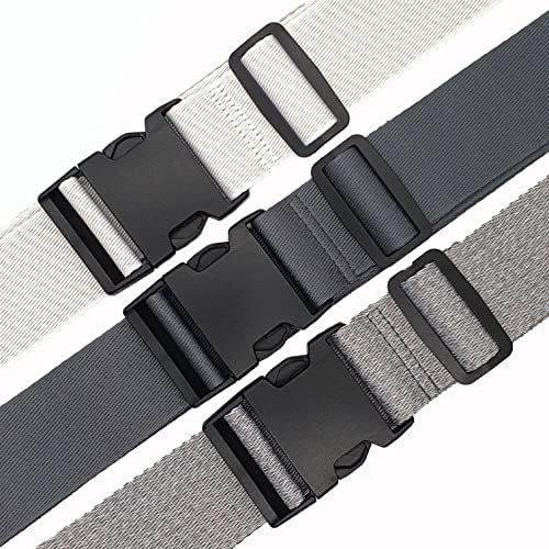 ONE K 2PCS Topper/Memory Foam Mattress Packing Straps for Moving or Storage (60" x 2", Dark Grey)