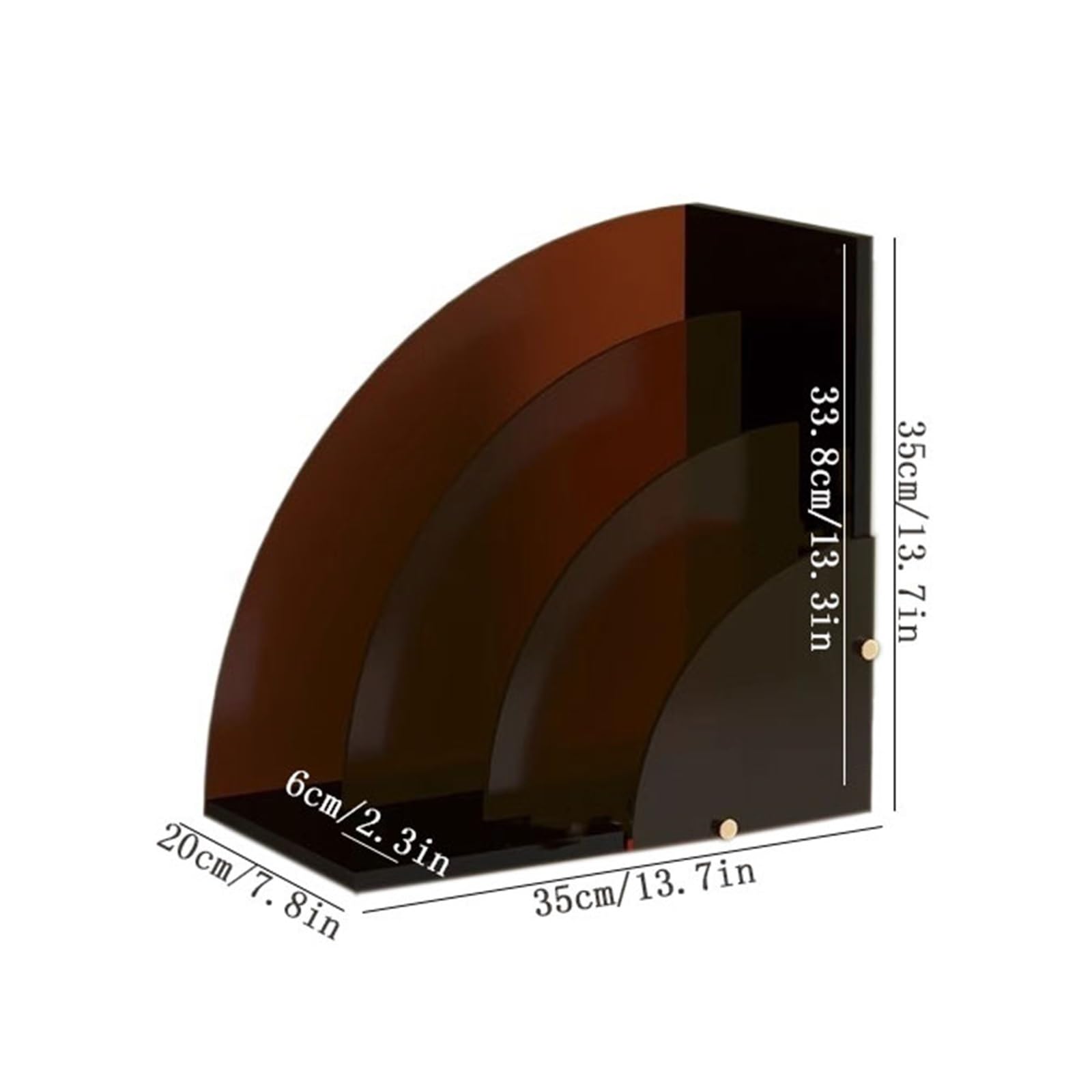 Stojak na płyty CD Stojak na płyty winylowe w kształcie wachlarza, akrylowy, kreatywny, do przechowywania i eksponowania płyt CD