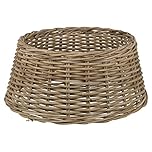 Large Christmas Tree Wicker Skirts Natural Bamboo (Natural Bamboo)