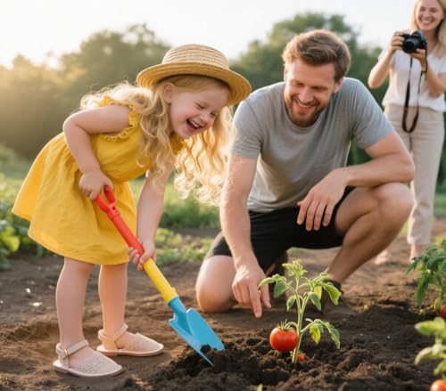 THEE BRON Toddler Girl Vintage Closed-Toe Sandals Genuine Leather Rustic Summer Shoes for 1-8 Years, Size 5-132